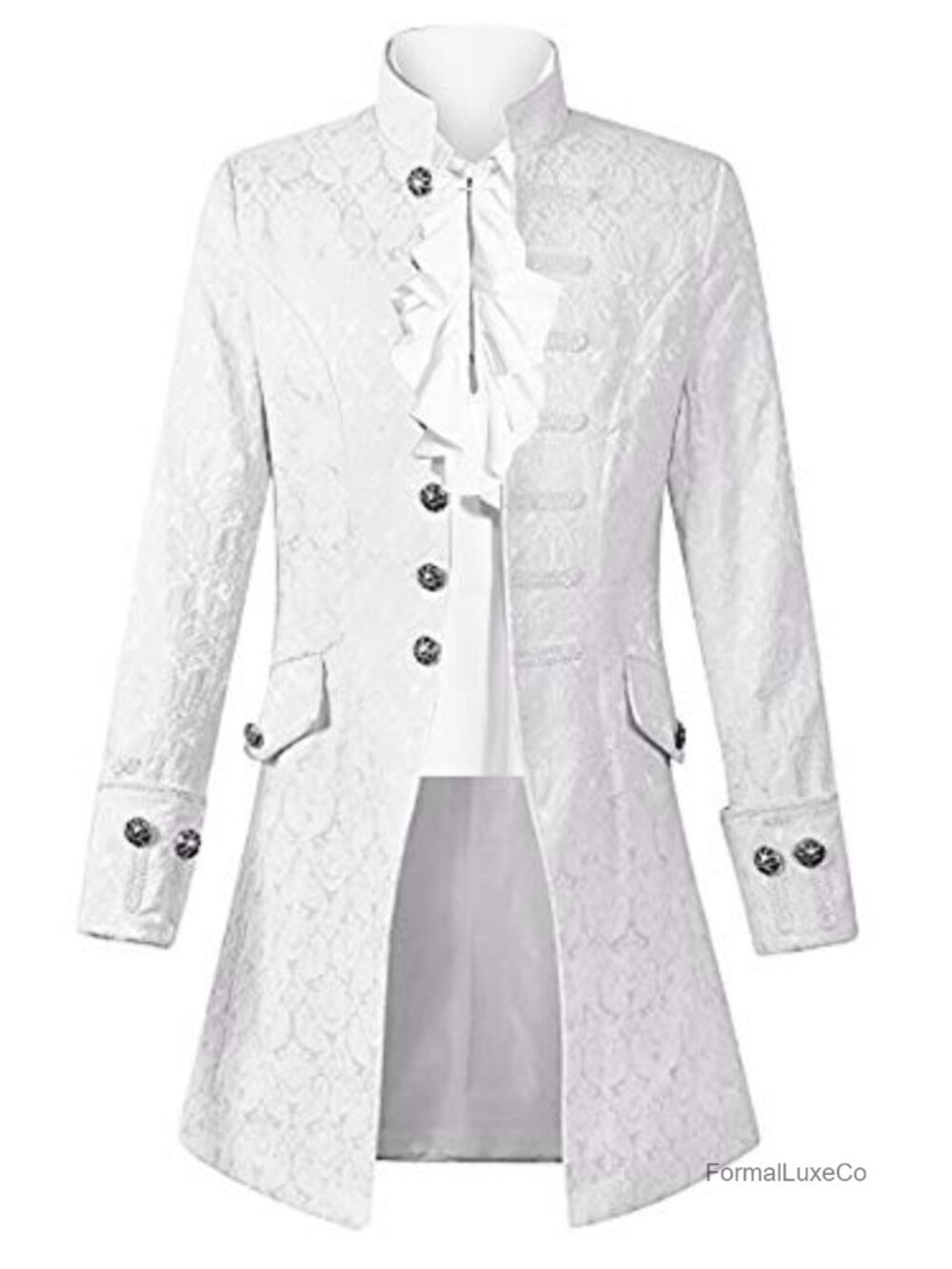 Men's Gothic Victorian Steampunk Tailcoat Jacket Medieval Cosplay